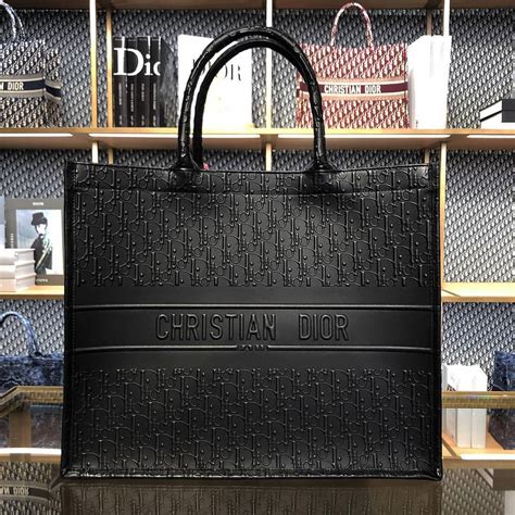 black dior tote bags|christian Dior tote bag price.